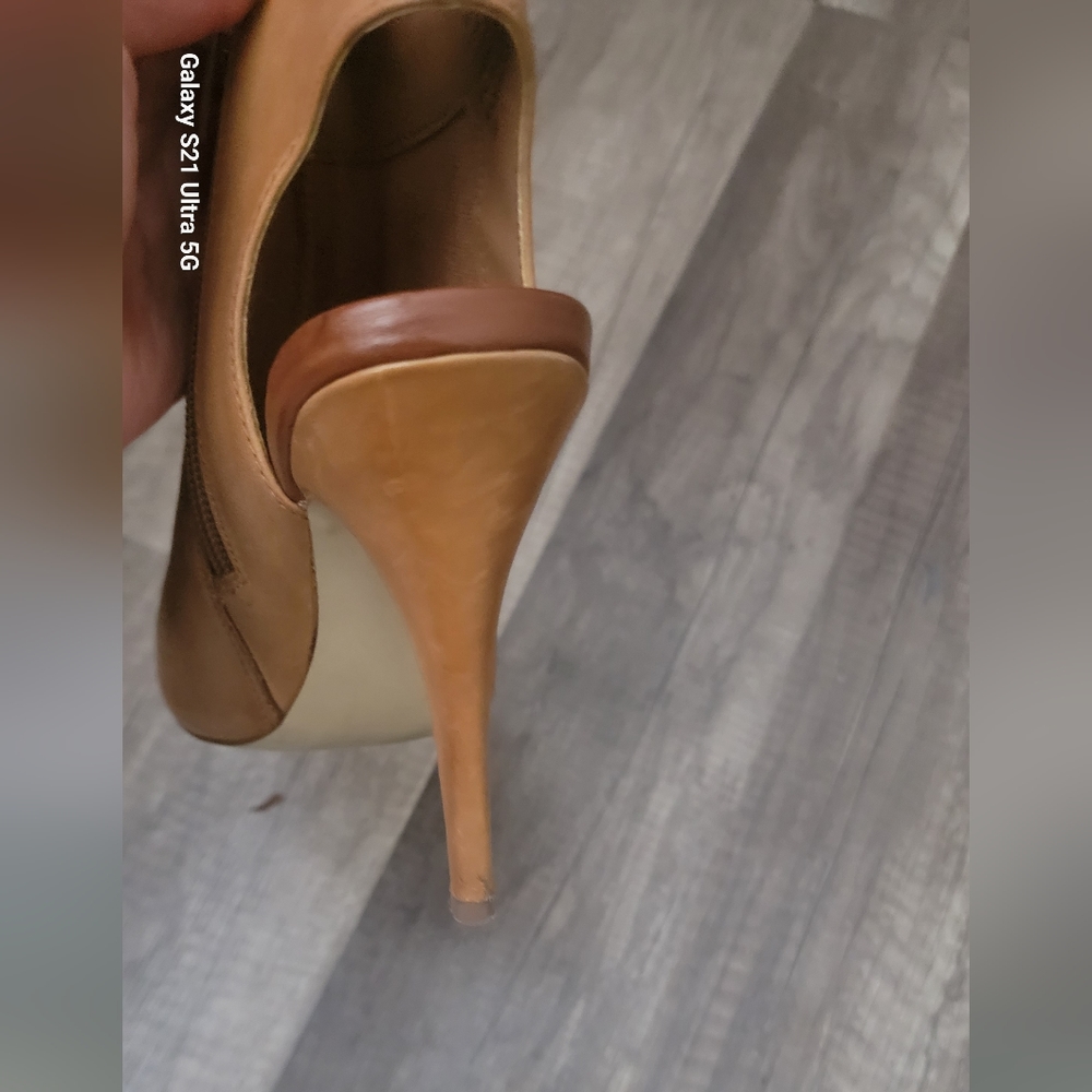 Steve Madden Camel Open Toe Bootie Sandals. Size … - image 4